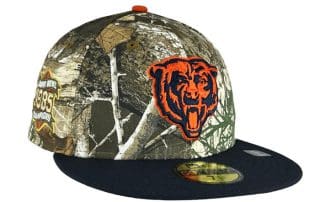 Chicago Bears Realtree 85 Patch 59Fifty Fitted Hat by NFL x New Era