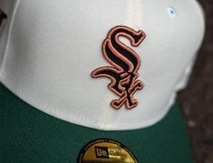 Chicago White Sox Off-white Forest 59Fifty Fitted Hat by MLB x New Era Front