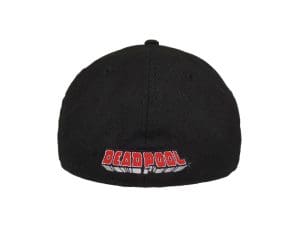 Deadpool Black JustFitteds Exclusive 59Fifty Fitted Hat by Marvel x New Era Back