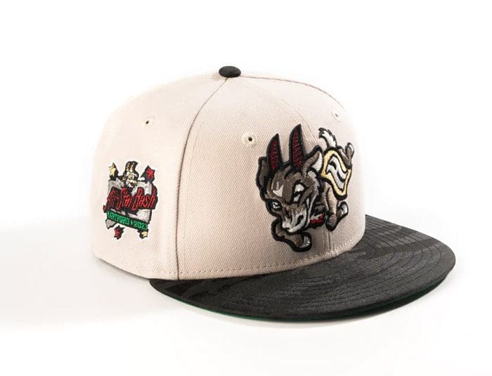 Hartford Yard Goats Jacquard Camo 59Fifty Fitted Hat by MiLB x New Era