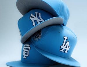 Hat Club MLB Sky Blues 59Fifty Fitted Hat Collection by MLB x New Era