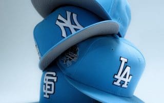 Hat Club MLB Sky Blues 59Fifty Fitted Hat Collection by MLB x New Era