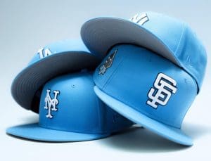 Hat Club MLB Sky Blues 59Fifty Fitted Hat Collection by MLB x New Era Front