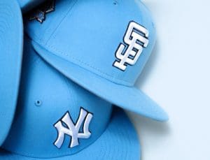 Hat Club MLB Sky Blues 59Fifty Fitted Hat Collection by MLB x New Era Right