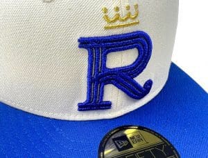Kansas City Royals 50 KC Logo 59Fifty Fitted Hat by MLB x New Era Front