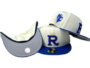 Kansas City Royals 50 KC Logo 59Fifty Fitted Hat by MLB x New Era Patch
