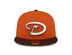 MLB Just Caps Rust Orange 59Fifty Fitted Hat Collection by MLB x New Era