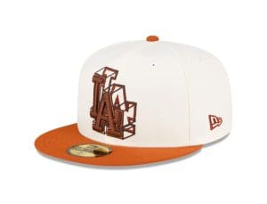 MLB Just Caps Rust Orange 59Fifty Fitted Hat Collection by MLB x New Era Left