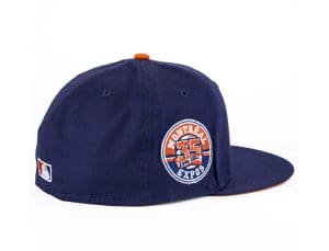 Montreal Expos Navy Canyon 59Fifty Fitted Hat by MLB x New Era Back