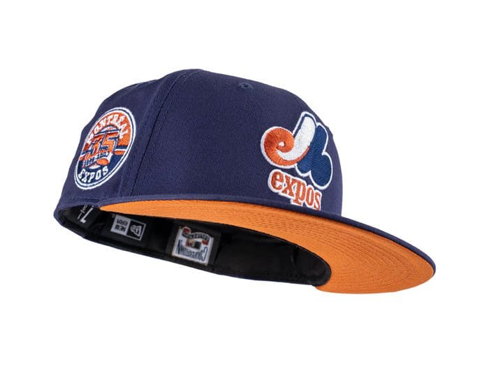 Montreal Expos Navy Canyon 59Fifty Fitted Hat by MLB x New Era