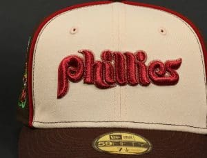 Philadelphia Phillies 1980 World Series Veterans Stadium 59Fifty Fitted Hat by MLB x New Era Front