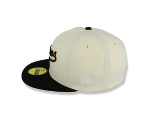 San Diego Padres Signature Script Black White 59Fifty Fitted Hat by MLB x New Era Side