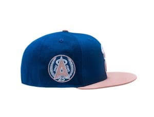 Anaheim Angels Blue Salmon 59Fifty Fitted Hat by MLB x New Era Patch