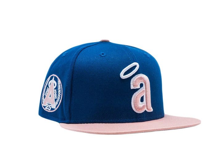 Anaheim Angels Blue Salmon 59Fifty Fitted Hat by MLB x New Era