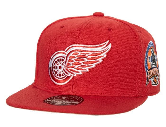 Detroit Red Wings Fitted Hat by NHL x Mitchell And Ness