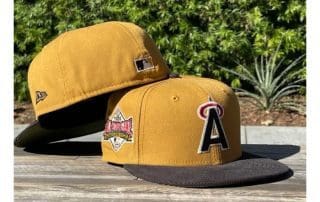 Los Angeles Angels 1989 All-Star Game Gray Tan Corduroy 59Fifty Fitted Hat by MLB x New Era