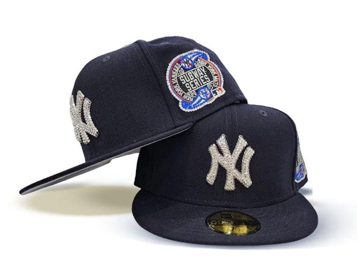 New York Yankees 2000 Subway Series Swarovski Crystal 59Fifty Fitted ...