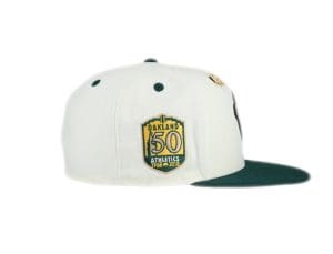 Oakland Athletics 50th Anniversary Stomper Mascot 59Fifty Fitted Hat by MLB x New Era Patch