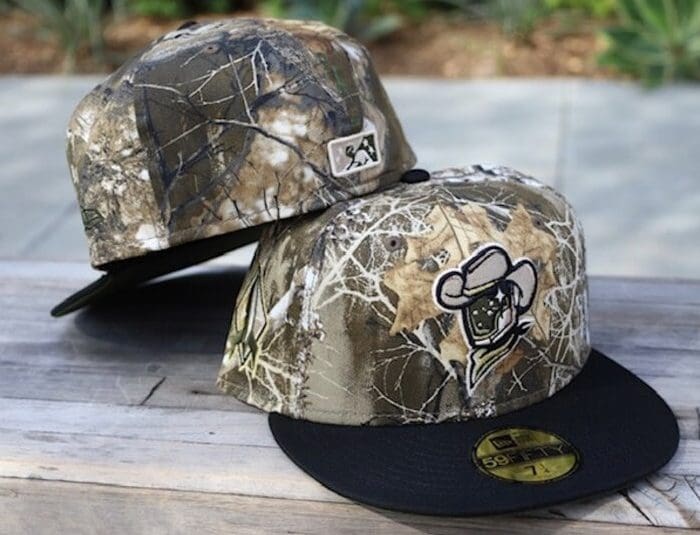 Sugar Land Space Cowboys Realtree Black 59Fifty Fitted Hat by MiLB x ...