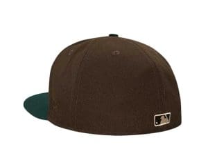 Texas Rangers Two-Tone Copper 59Fifty Fitted Hat by MLB x New Era Back