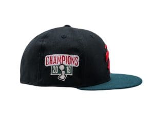 Toronto Raptors Champ Pack Green 59Fifty Fitted Hat by NBA x New Era Patch