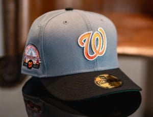 Washington Nationals 2007 Memorial Stadium Storm Black 59Fifty Fitted Hat by MLB x New Era