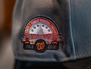 Washington Nationals 2007 Memorial Stadium Storm Black 59Fifty Fitted Hat by MLB x New Era Patch