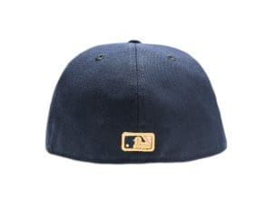 Atlanta Braves VTFV Navy Peach 59Fifty Fitted Hat by MLB x New Era Back