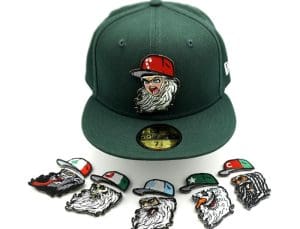 Christmas Velcro 2023 59Fifty Fitted Hat by The Capologists x New Era Green