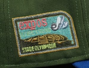 Montreal Expos Olympic Stadium Muscle Man 59Fifty Fitted Hat by MLB x New Era Patch