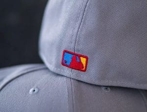 Cleveland Guardians Grey Red 59Fifty Fitted Hat by MLB x New Era Back