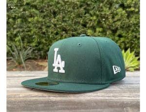 Los Angeles Dodgers Green White Sweat 59Fifty Fitted Hat by MLB x New Era