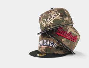 MLB Camo Crown 59Fifty Fitted Hat Collection by MLB x New Era