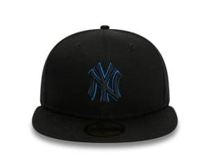 New York Yankees Metallic Outline 59Fifty Fitted Hat by MLB x New Era