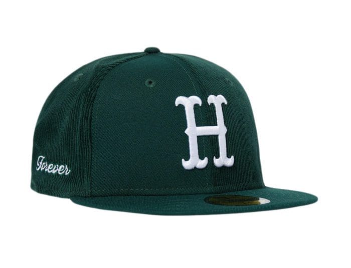 Chicago Forever Wide Whale Cord Hat - Navy & Butter