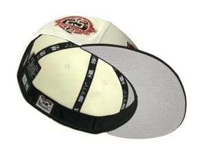 Arizona Diamondbacks 25th Anniversary Chrome White Black 59Fifty Fitted Hat by MLB x New Era Undervisor