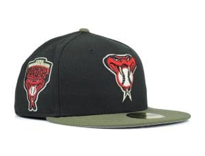 Arizona Diamondbacks Inaugural Season Black Olive 59Fifty Fitted Hat by MLB x New Era