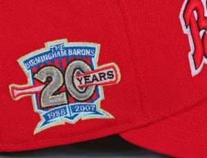Birmingham Barons 20th Anniversary Bubba Gump Shrimp 59Fifty Fitted Hat by MiLB x New Era Patch