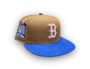Boston Red Sox 1999 All-Star Game Vegas Gold Blue 59Fifty Fitted Hat by MLB x New Era
