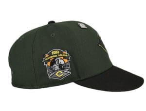 Cincinnati Reds Inaugural Season Green Black 59Fifty Fitted Hat by MLB x New Era Patch