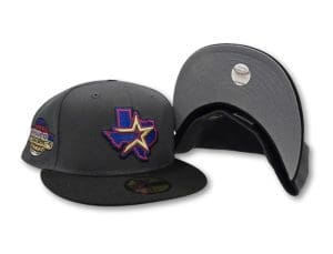 Houston Astros 2005 World Series Dark Gray Black 59Fifty Fitted Hat by MLB x New Era Undervisor