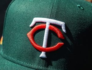 Minnesota Twins 1965 ASG Forest Green 59Fifty Fitted Hat by MLB x New Era Front