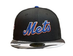 New York Mets 25th Anniversary Metallic Camo 59Fifty Fitted Hat by MLB x New Era