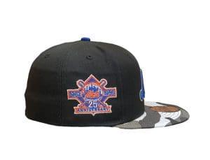 New York Mets 25th Anniversary Metallic Camo 59Fifty Fitted Hat by MLB x New Era Patch