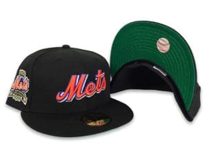 New York Mets 40th Anniversary Black Green 59Fifty Fitted Hat by MLB x New Era Undervisor