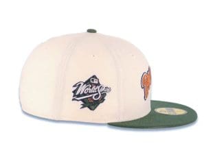 San Diego Padres 1998 World Series Cream Green 59Fifty Fitted Hat by MLB x New Era Patch