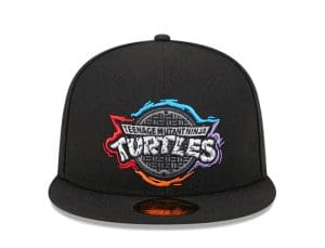 Teenage Mutant Ninja Turtles Title Logo Black 59Fifty Fitted Hat by Teenage Mutant Ninja Turtles x New Era Front
