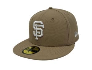 The 4th Quarter Shop Camel Grey 59Fifty Fitted Hat Collection by MLB x New Era Giants