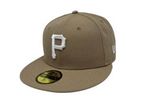 The 4th Quarter Shop Camel Grey 59Fifty Fitted Hat Collection by MLB x New Era Pirates