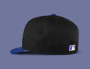 Toronto Blue Jays 30th Anniversary Black Royal Blue 59Fifty Fitted Hat Collection by MLB x New Era Back